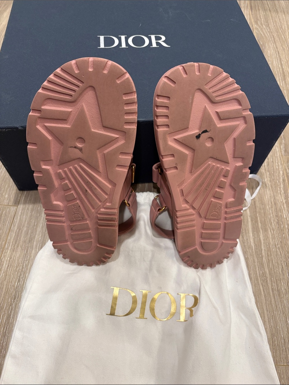 Dior blush  Pink dad Sandals size 37 - Picture 5 of 5